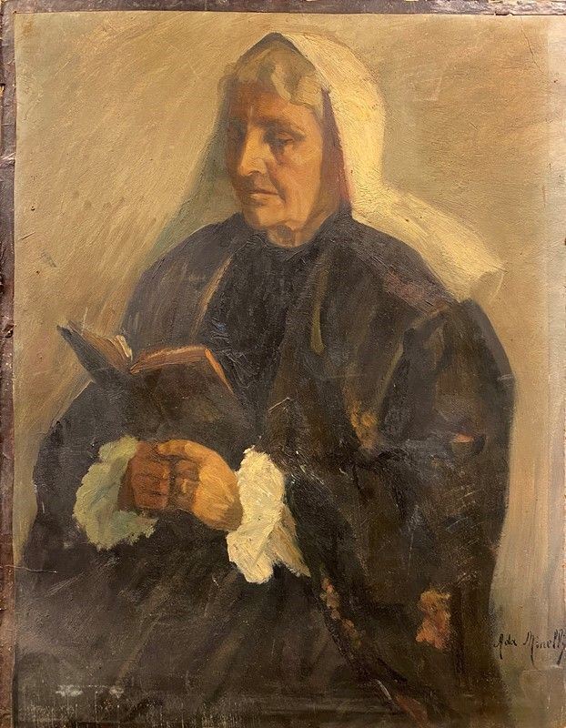 Ada Minelly - Donna con Libro