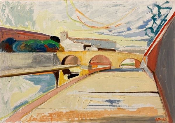 Ugo Attardi - Along the Tiber