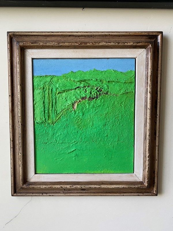 Carlo Mattioli - Paesaggio in Collina