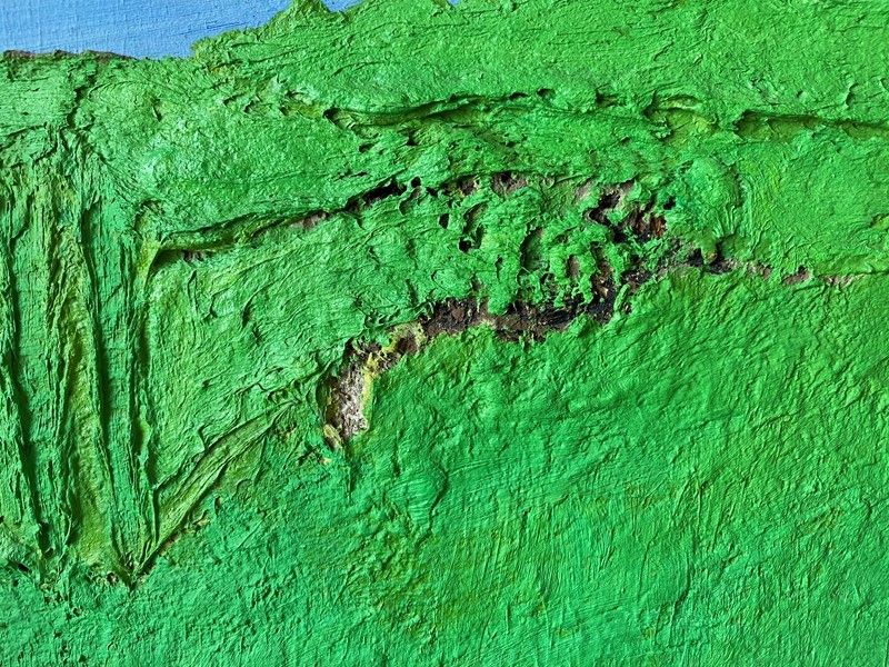Carlo Mattioli - Paesaggio in Collina