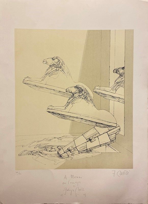 Fabrizio Clerici : Without title  - Print - Auction Modern and Contemporary art - Galleria Pananti Casa d'Aste