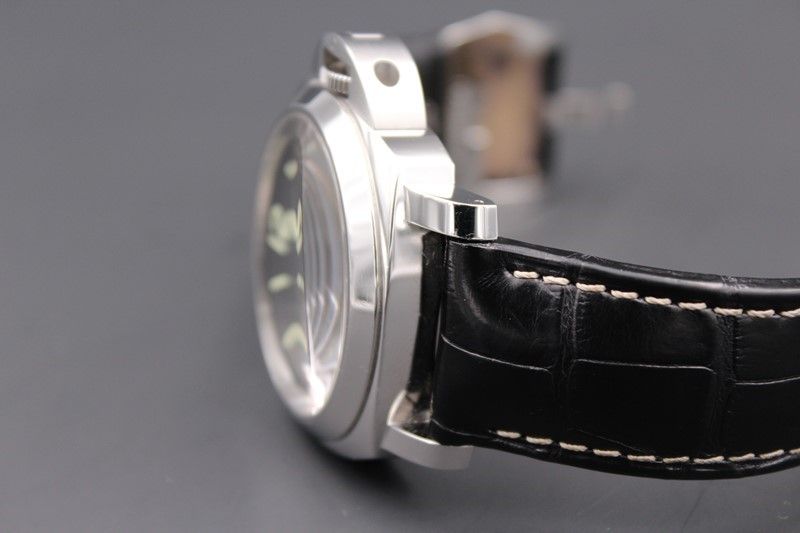 Panerai Luminor Marina Base Logo Black Dial Textile 44mm Pam 774