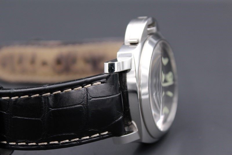 Panerai Luminor Marina Base Logo Black Dial Textile 44mm Pam 774
