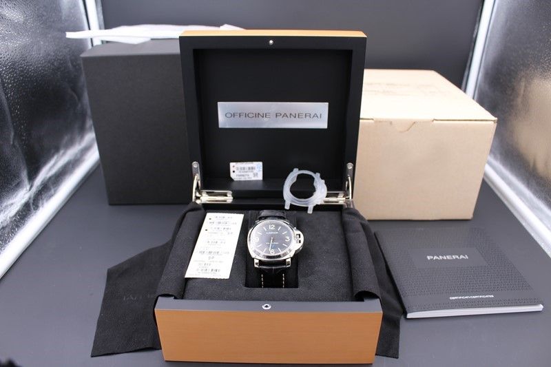 Panerai Luminor Marina Base Logo Black Dial Textile 44mm Pam 774