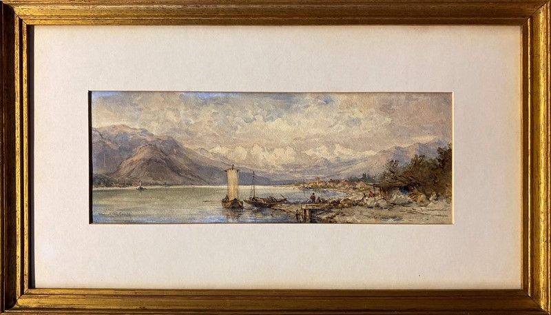 Conrad Hector Raffaele Carelli - Lago di Como