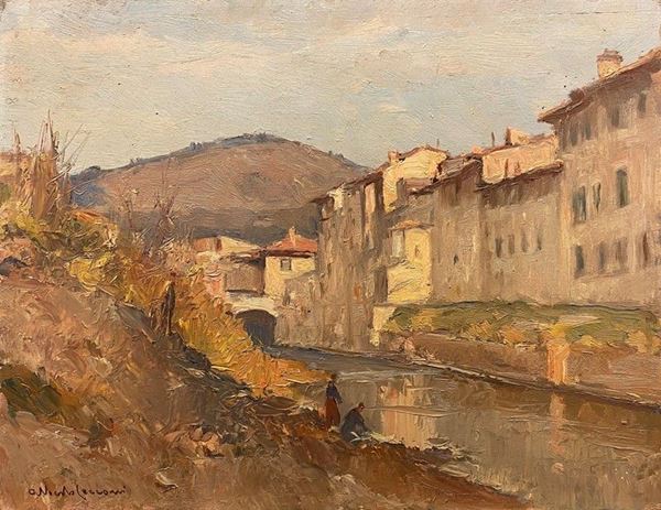 Nicol&#242; Cecconi - Vecchie case sul Mugnone