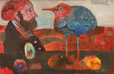 Uomo con Uccello