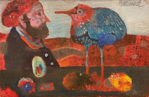 Antonio Possenti - Uomo con uccello