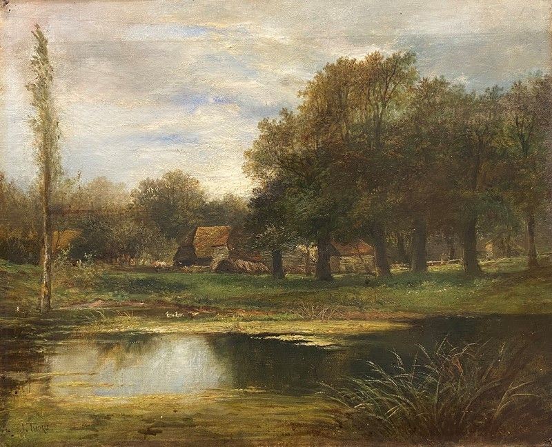 Joseph Thors - Paesaggio Lacustre