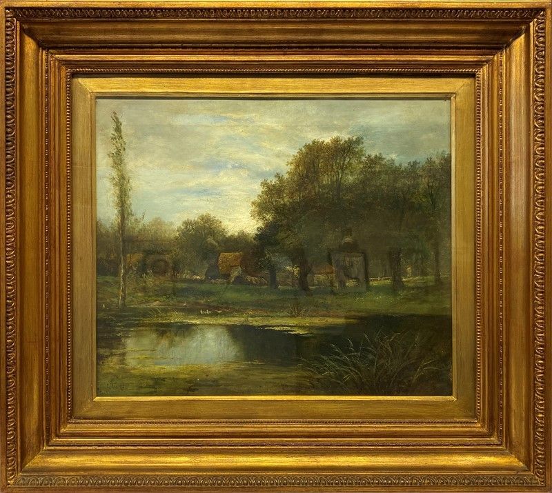 Joseph Thors - Paesaggio Lacustre