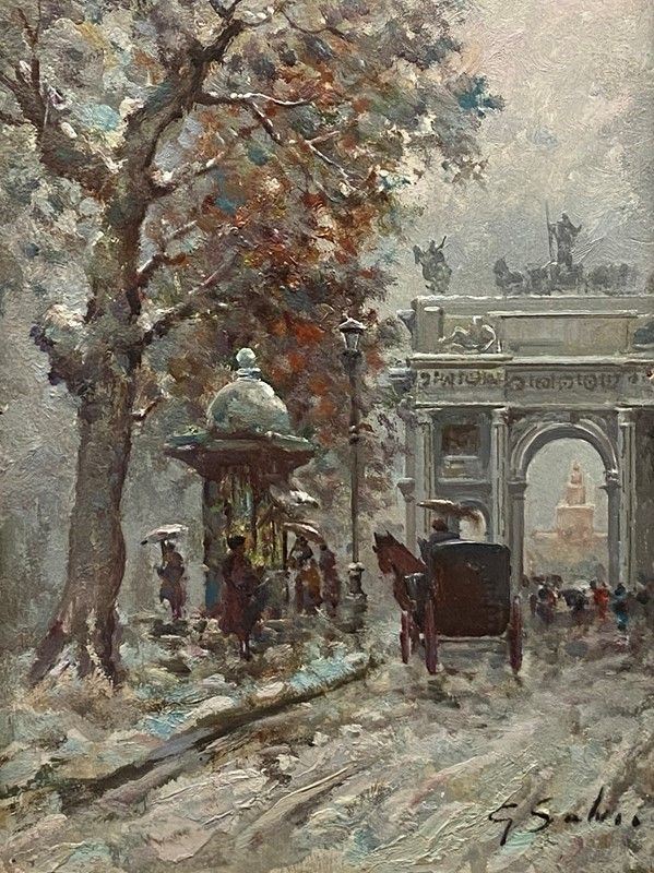 G. Salvi - Milano innevata
