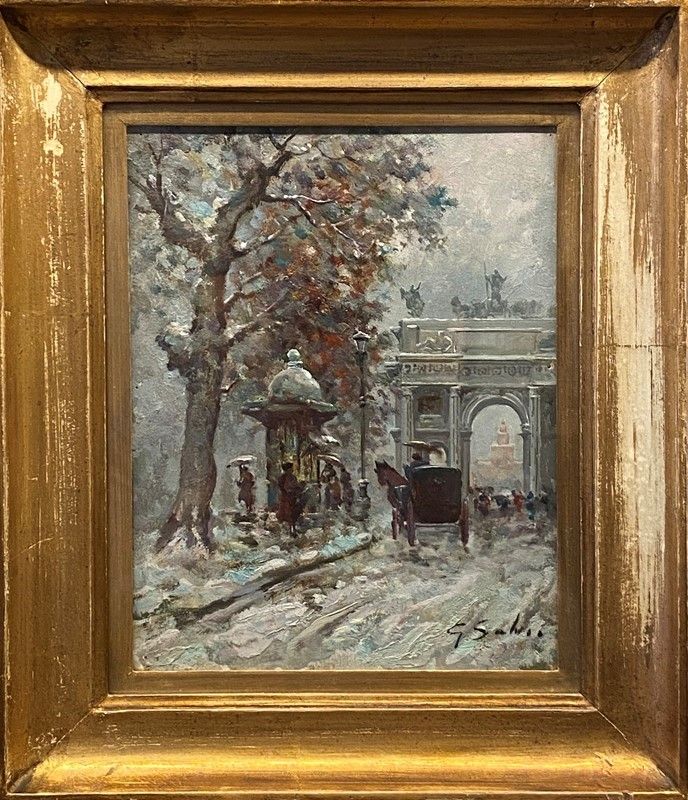 G. Salvi - Milano Innevata