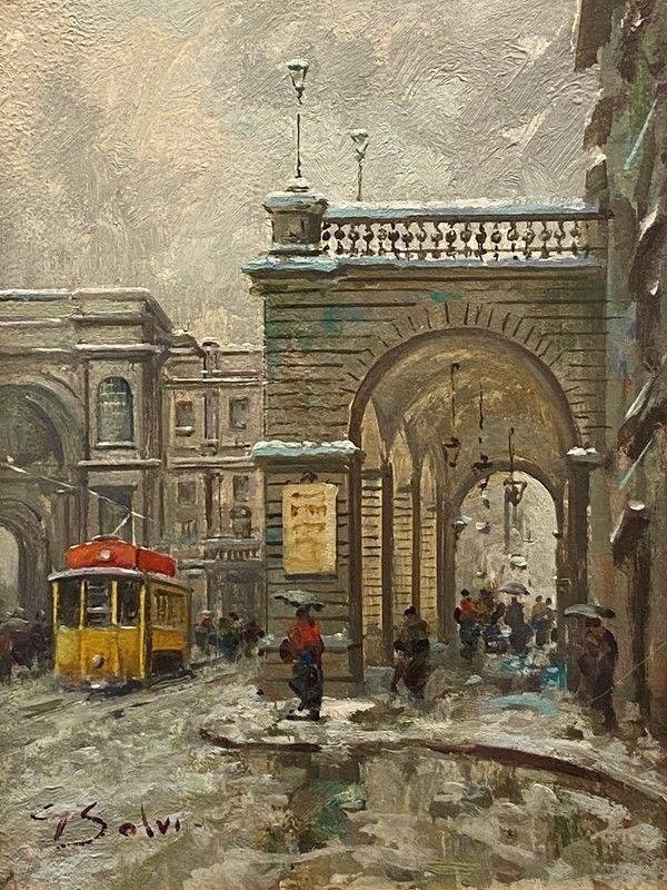 G. Salvi - Milano innevata