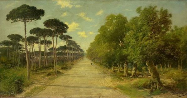 Henry Mark&#242; - Tree-lined avenue