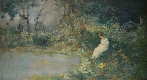 Pompeo Mariani - Figure allo stagno