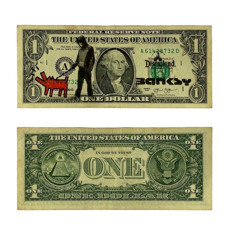 Banksy - Dismal Dollar (real Currency)