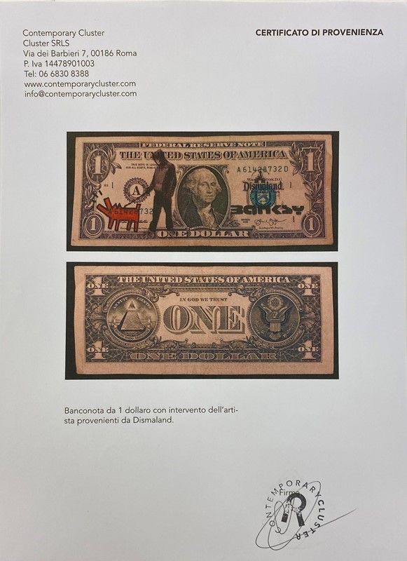 Banksy - Dismal Dollar (real Currency)