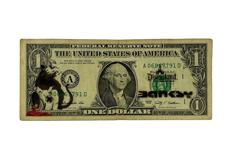 Banksy - Dismal Dollar (real Currency)