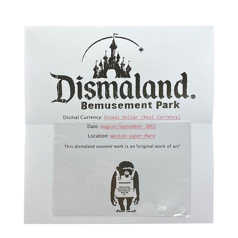 Banksy - Dismal Dollar (real Currency)