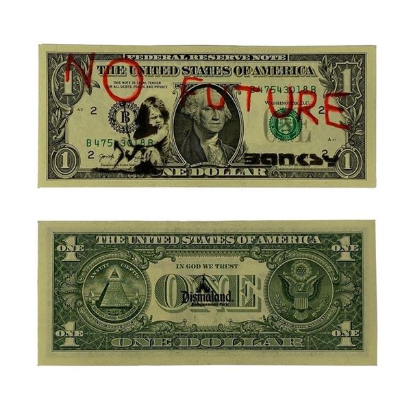 Banksy - Dismal Dollar (Real Currency)