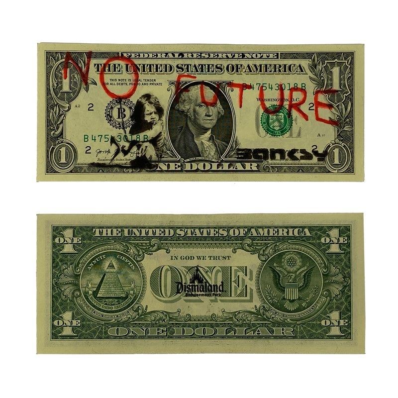 Banksy - Dismal Dollar (real Currency)