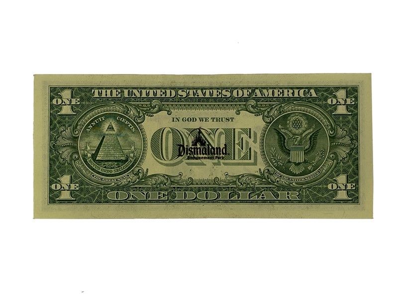 Banksy - Dismal Dollar (real Currency)