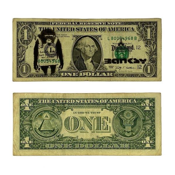 Banksy - Dismal Dollar (Real Currency)
