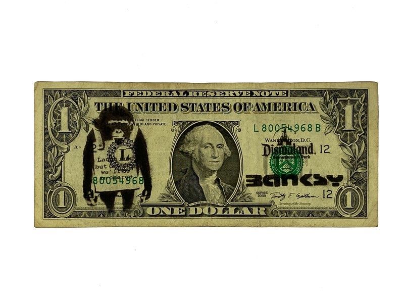 Banksy - Dismal Dollar (real Currency)