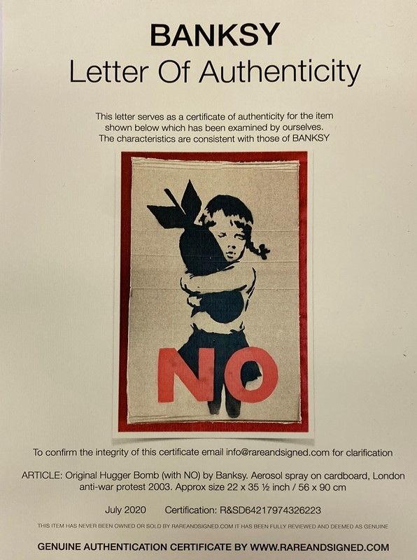Banksy - Hugger Bomb (no)