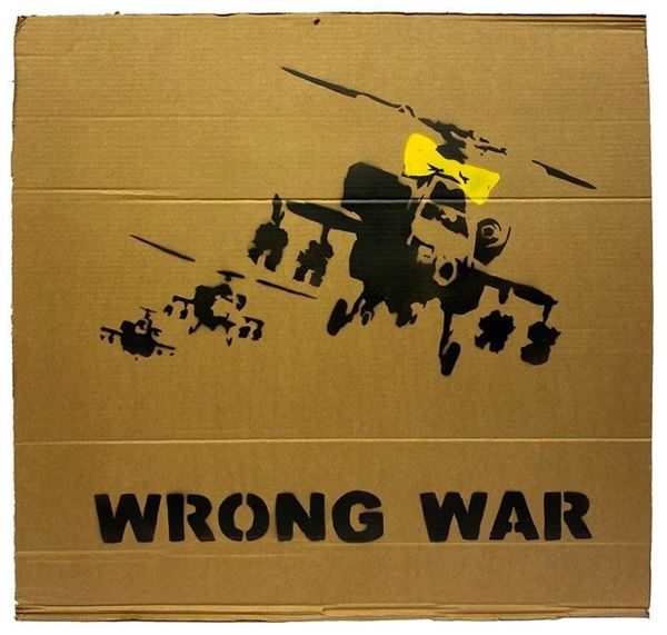 Banksy - Happy Choppers (Wrong War)