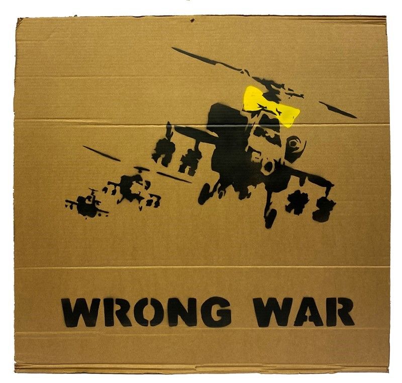 Banksy - Happy Choppers (wrong War)