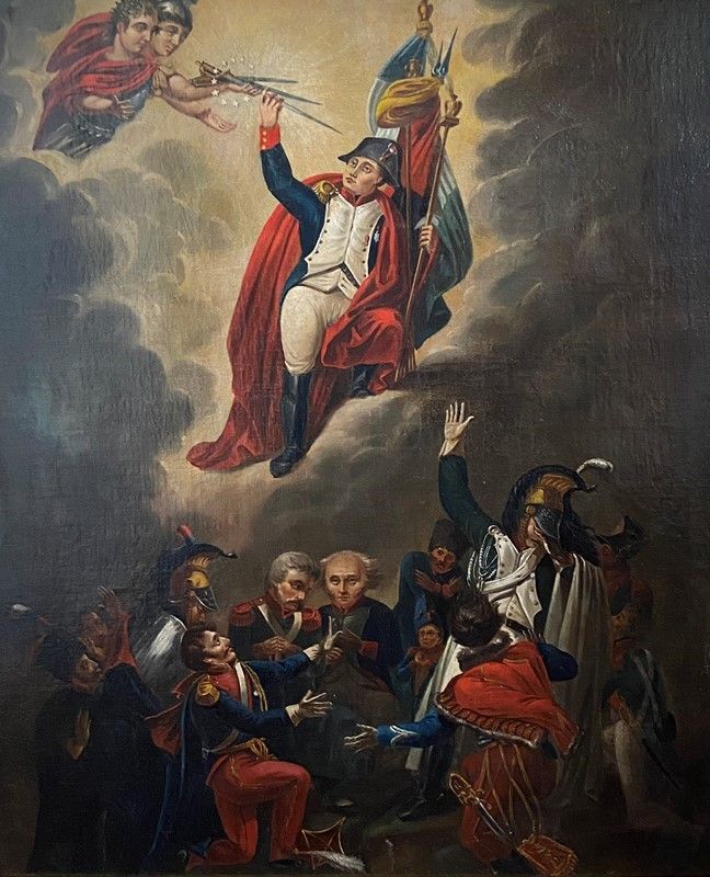 Anonimo, XIX Sec. - Glorificazione di Napoleone
