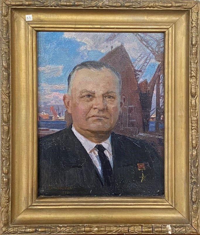 Scuola Russa, XX Sec. - Ritratto di Generale Russo