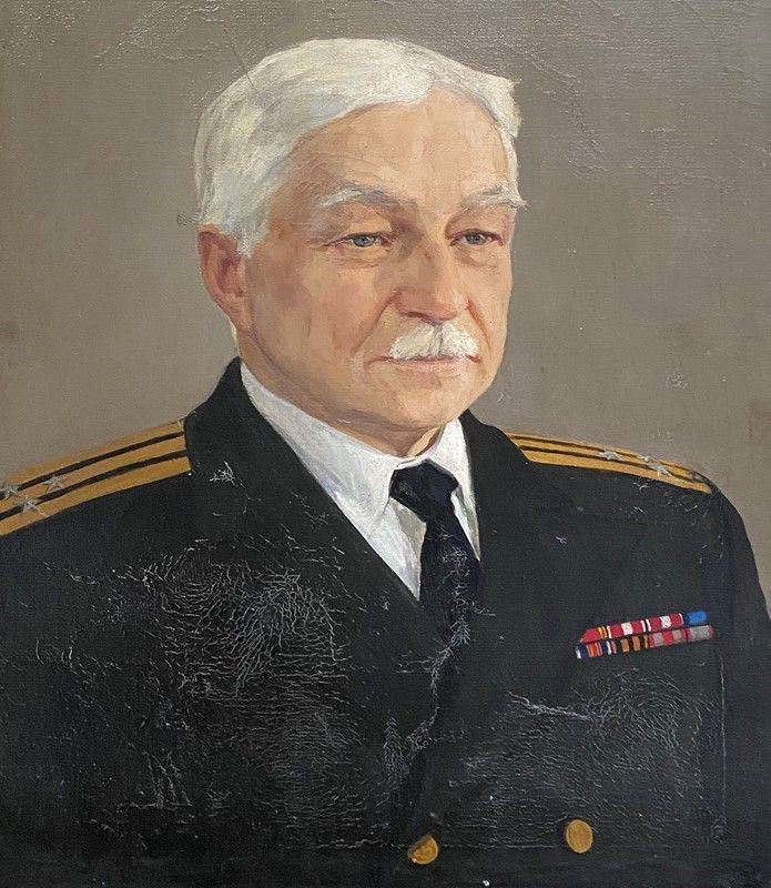 Scuola Russa, XX Sec. - Ritratto di Ufficiale