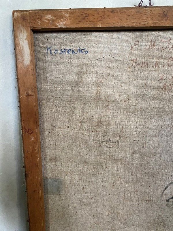 Scuola Russa, XX Sec. - Ritratto di Ufficiale