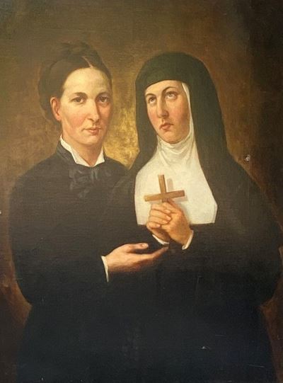 Madame Charles Henri Carolin De Weltzien Insieme a Marie Antoniette All'età di 16 Anni