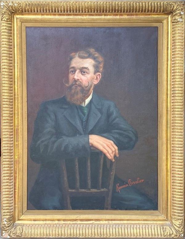 Romain  Chevalier - Ritratto di gentiluomo
