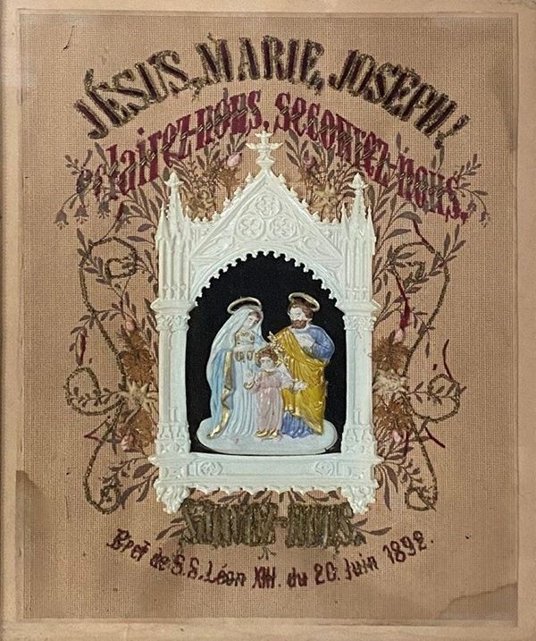 Scuola Inglese, XIX sec. - Gesù, Maria e Giuseppe
