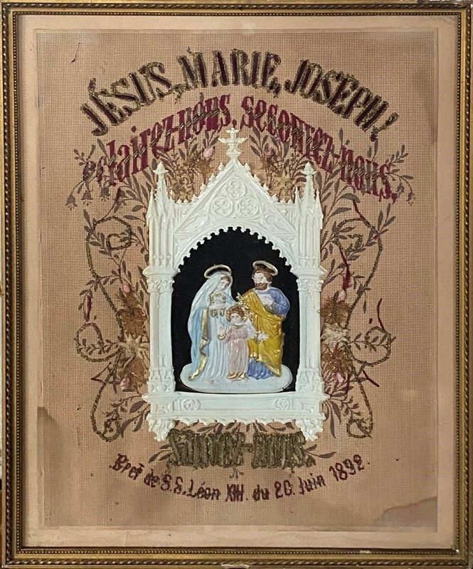 Scuola Inglese, XIX Sec. - Gesù, Maria e Giuseppe