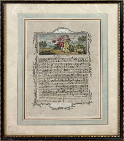 Sette Stampe Inglesi a Tema Musicale