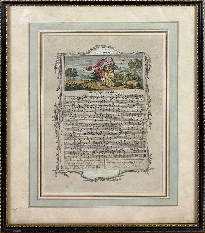 Sette Stampe Inglesi a Tema Musicale