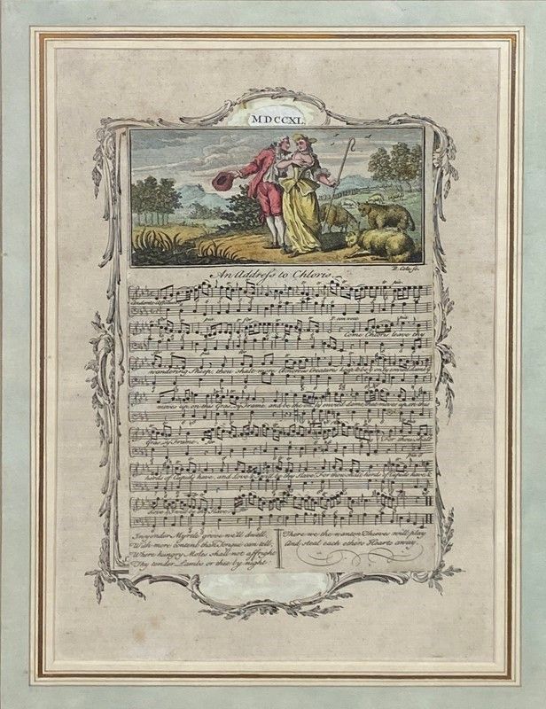 Sette Stampe Inglesi a Tema Musicale