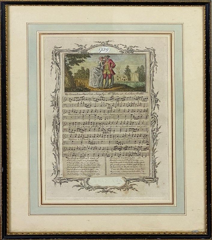Sette Stampe Inglesi a Tema Musicale