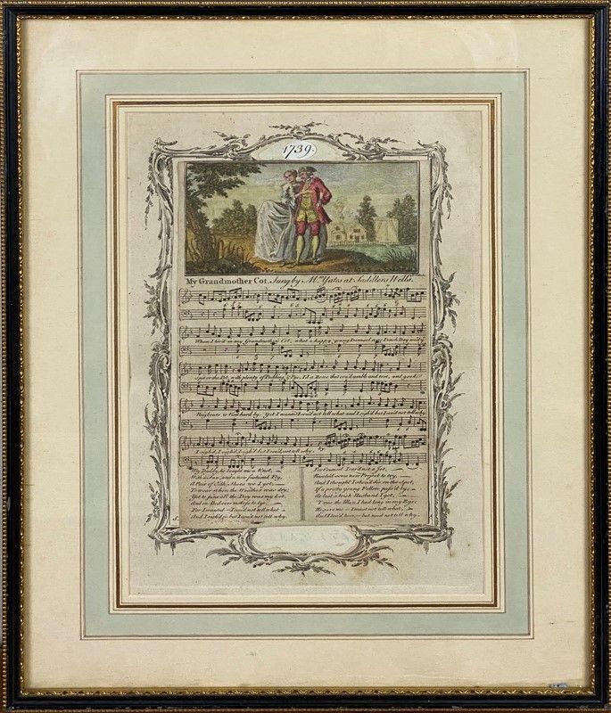Sette Stampe Inglesi a Tema Musicale