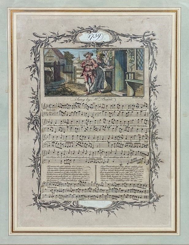 Sette Stampe Inglesi a Tema Musicale