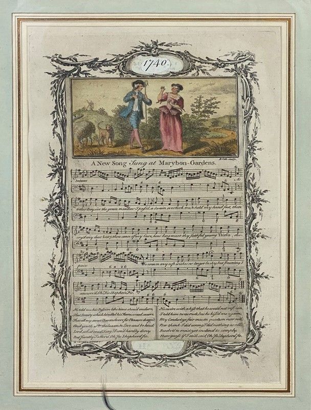 Sette Stampe Inglesi a Tema Musicale