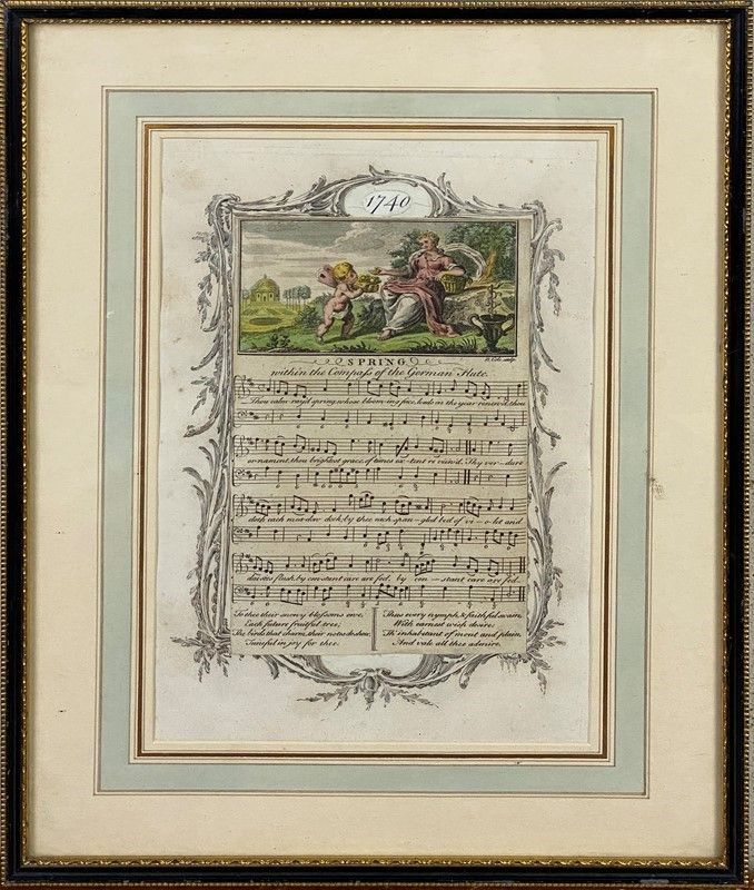 Sette Stampe Inglesi a Tema Musicale
