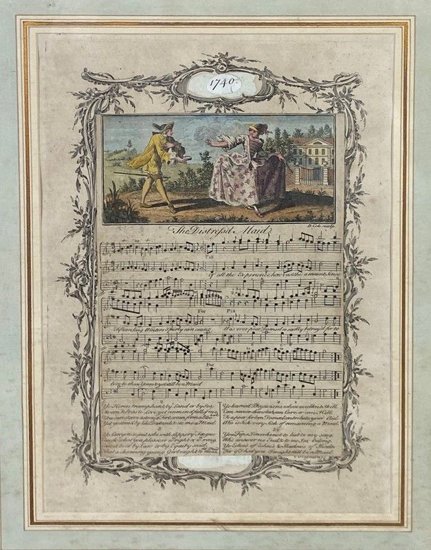 Sette Stampe Inglesi a Tema Musicale