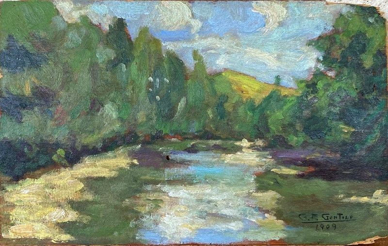 Guido Arnolfo Gentile - Paesaggio Fluviale