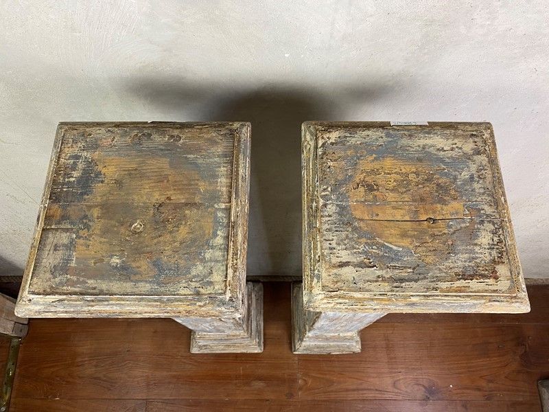 Coppia di Colonnine Quadrate
